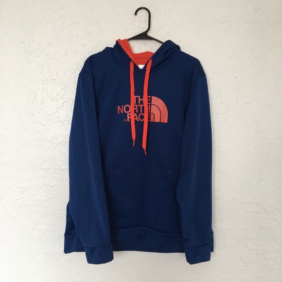 north face blue sweatshirt